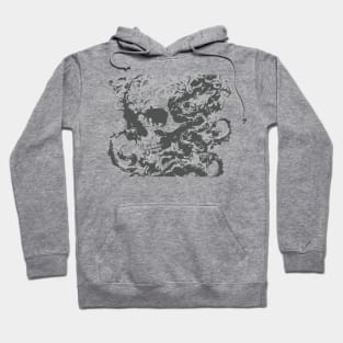 skull with kraken Hoodie